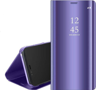 Mbulesë Mocco Clear View për Samsung Galaxy A20 A205, kapak transparent, lejla