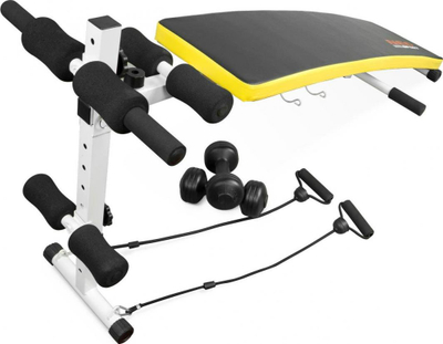 Stol për ushtrime Neo-Sport, 136x54x55cm, i zi