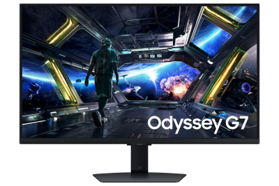 Гејминг монитор Samsung Odyssey G7 LS32DG702EUXDU, 32\", IPS 144 Hz, црн