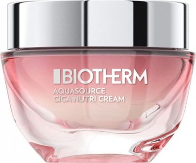 Krem fytyre Biotherm Aquasource Cica Nutri Cream, hidratues i fortë, për lëkurë të thatë, 50 ml