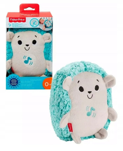 Lodër gjumi Fisher Price Sleep Inducing Hedgehog, zëra qetësues, vibrime, gri