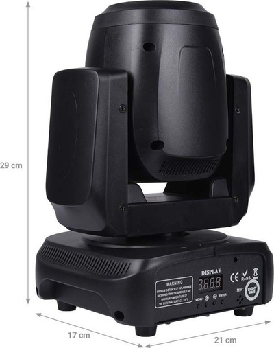 Projektor skenik Light4Me Focus Beam 100, LED 100W, moving head, i bardhë