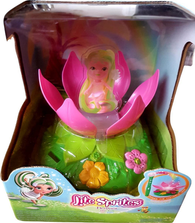 Set loje WowWee Lite Sprite Deluxe Playset Flower, me drita dhe zhurma, për kalamaj