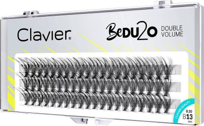 Qerpikë tufë Clavier BeDU2O, harkim B, 13 mm, të zinj