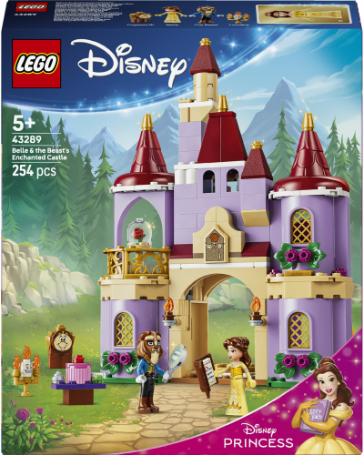 Set ndërtimi LEGO Disney Enchanted Castle 43289, 254 pjesë, 5+, shumëngjyrësh