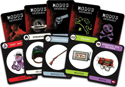 Lojë me letra StarHouse Games Modus Operandi Dark Underground, krim edhe mister, kooperative, me ngjyra