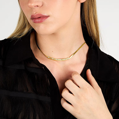 Varëse për femra Trussardi Hadek Concept TJAYY02, e artë