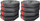 Шипка 4 во 1 за вежби Eb Fit, 20KG, црна