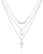 Qafore për femra JVD SVLN0384X61BI45, 45 cm, e argjendtë