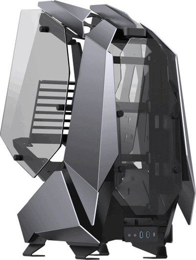 Kuti PC Jonsbo MOD5 Big-Tower, xham i temperum, RGB, gri