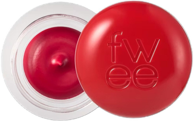 Buzëkuq edhe blush Fwee Blurry Pudding Pot RD02 Mule, 5g, i kuq