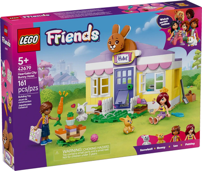 Lodra ndërtimi LEGO Friends Rabbit Hotel in Heartlake City 42679, set kreativ, shumëngjyrësh