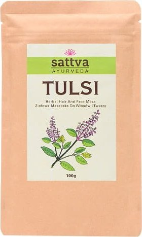 Maskë bimore për fytyrë dhe flokë Sattva Tulsi, 100g