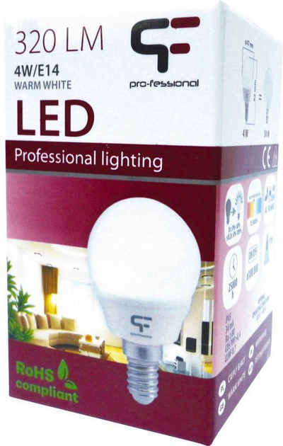 Poç elektrik Pro-fessional LED, 4W, 3000K 