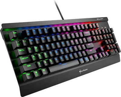 Tastierë Sharkoon Skiller MECH SGK3 RGB, US, Kailh Blue