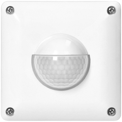 Detektor lëvizjeje PIR, 190°, IP65, 500W, i bardhë