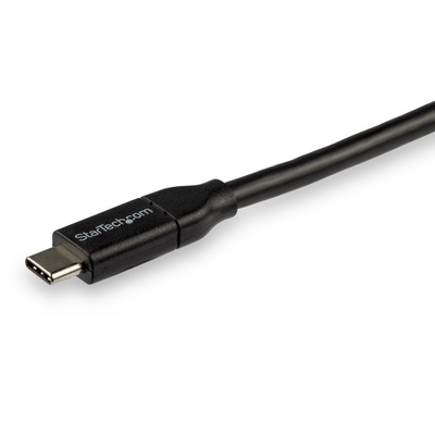 Кабел USB C во USB C StarTech.com USB2C5C3M, 3 m, 100W PD, црн
