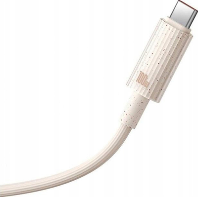 Kabllo karikimi Baseus Habitat Series, USB C në USB C, 100W, 1m, rozë e çelët