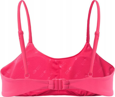Top bikini për femra Aquawave Norte, rripa të hollë, mbyllje e pasme, rozë