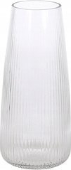 Vazo qelqi Stripes, 21.5 cm, transparente
