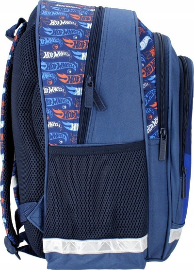 Çantë shpie Starpak Hot Wheels STK-14 PB, 2 ndarje, elemente reflektuese, shumëngjyrëshe