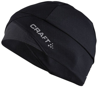 Спортска капа Craft Adv Lumen Fleece, термичка, рефлектирачка, црна