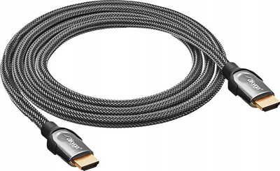 Kabllo HDMI Akyga AK-HD-15S, ver. 2.1, 1.5m, gri