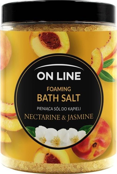 Kripë banjoje On Line Nectarine &amp; Jasmine, me shkumë, 1200g