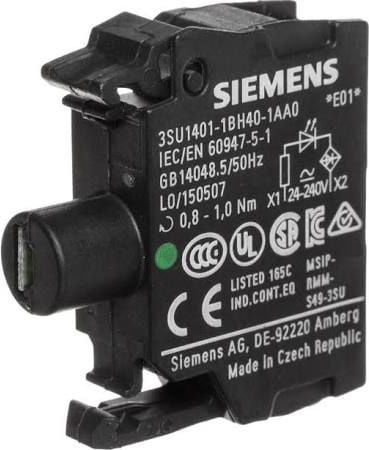 Modul ndriçimi Siemens SIRIUS ACT 3SU1401-1BH40-1AA0, LED, 24-240 V AC/DC, i gjelbër