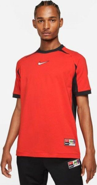 Bluzë futbolli Nike FC Home Shirt M DA5579 673, pambuk, e kuqe me të zeza
