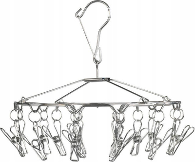 Tharëse rrobash Wenko Laundry Rack 18, çelik inox, e palosshme, inox