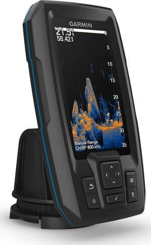 Fishfinder Garmin Striker Vivid 4cv, GPS, трансдуктер GT20 TM, црн