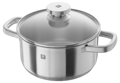 Set tenxhere Zwilling Joy, çelik inox 18/10, i përshtatshëm për induksion, argjendtë