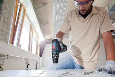 Trapano kaçavidë Bosch GSR 12V-15, 12V, pa kabllo, blu
