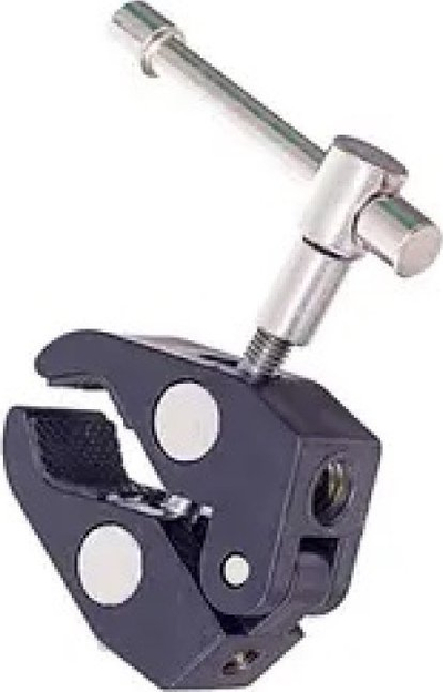 Kllapë montimi Crab Clamp For Rig Or Stand, për monitor, për rig dhe stativ, e zezë