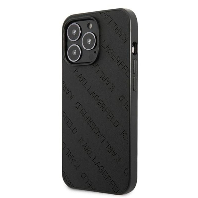 Kapak telefoni Karl Lagerfeld KLHCP13LPTLK, për iPhone 13 Pro / 13 6.1", i zi