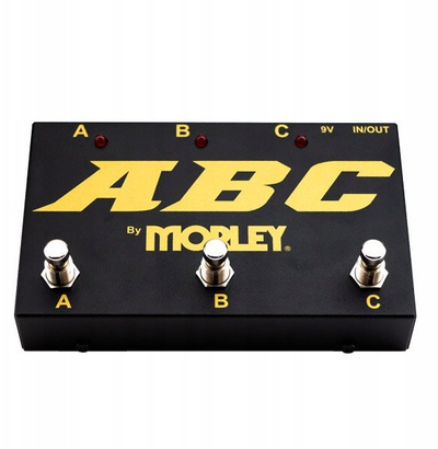Педал за гитара Morley ABC-G Gold, 3 канали, True Bypass, златна боја