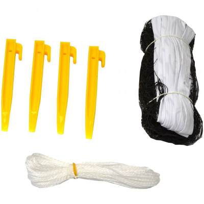 Set badminton Victoria Sport Mega 500, 4 raketa, rrjetë me shtylla, shumëngjyrësh