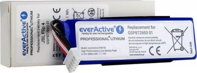 Bateri EverActive EVB102 për JBL Flip 4, 3000mAh, 3.7V