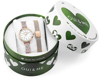 Set orë dore dhe rrip zëvendësues Oui & Me Fleurette ME010333