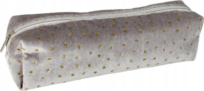 Пенкало Starpak Square Tube Cristal 490730, форма квадратна цевка, сиво со сјај
