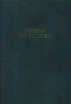 Досие за потпис Barbara Signature Folders A4, 8 листови, црна