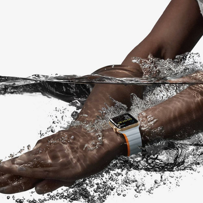 Rrip ore Apple Watch Dux Magnetic, silikon, 42‑49mm, gri me portokalli