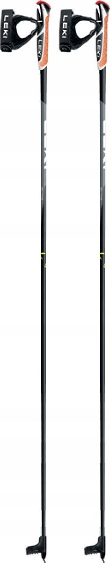 Shkopinj skish nordike Leki XTA 5.5, alumin HTS 5.5, 130 cm, ngjyrë e zezë