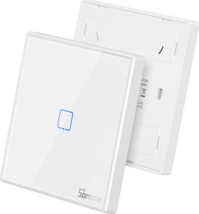 Sonoff T2EU1C-RF Едноканален Паметен Ѕиден Прекинувач