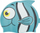 Kapelë noti Bestway Blue Fish 26025, silikon, për kalamaj, blu
