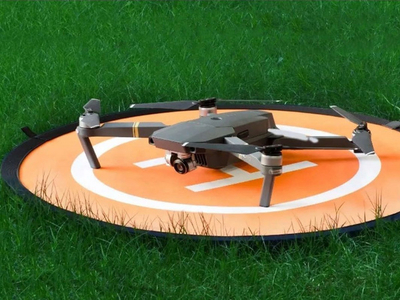 Dyshek për uljen e dronit Alogy, i portokalltë/kaltër