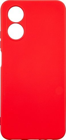 Maskë silikoni Beline për Oppo A17, kundër gërvishtjeve, e kuqe