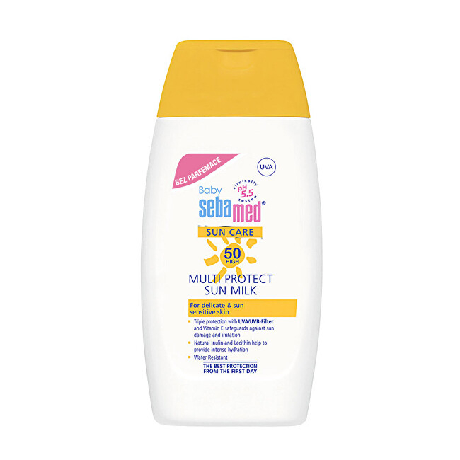 Qumësht mbrojtës ndaj diellit për fëmijë Sebamed, 200 ml