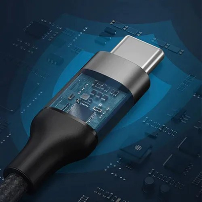 Kabllo USB-C VEGER CC02, 1.5 m, për karikim edhe data, e bardhë